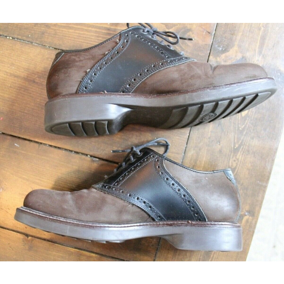 Johnston Murphy Oxfords Wingtip Leather Suede Brown Size 8.5 main image 9
